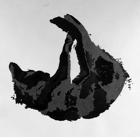 Untitled l, Ink and  on Paper, 2015