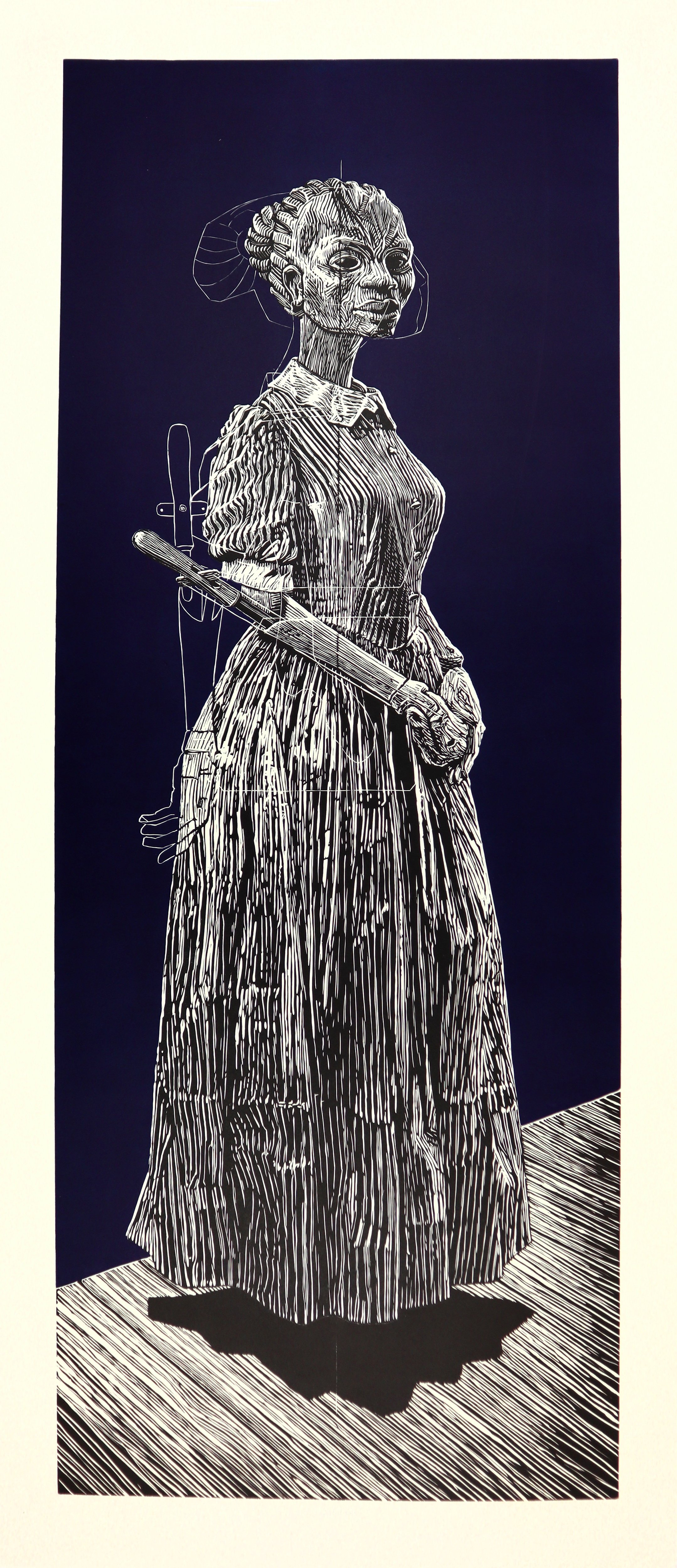 Adrian Kohler -  Gretchen -   - 175cm x 72.5cm