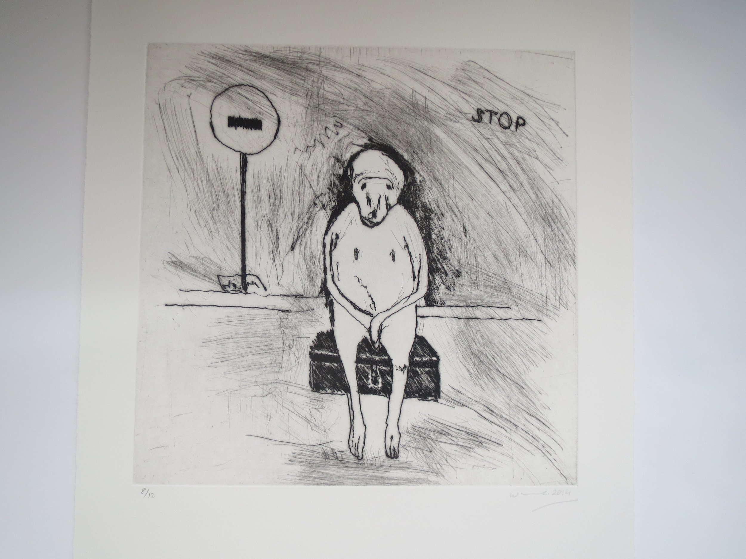 Baboon 2 - Wilma Cruise, Drypoint