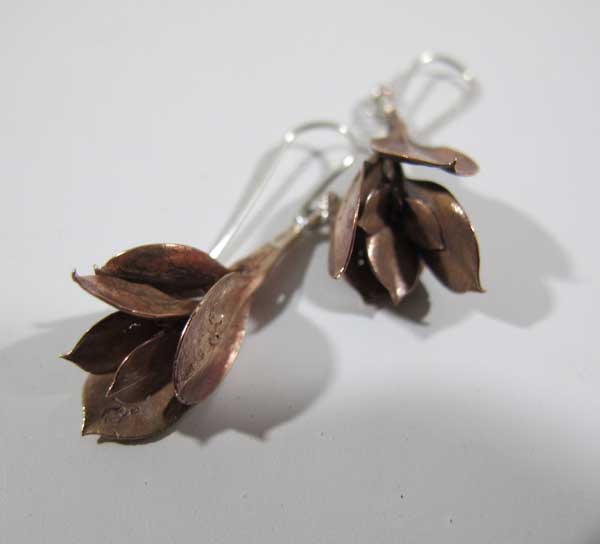 Nic Bladen-Rooibessie cluster earrings