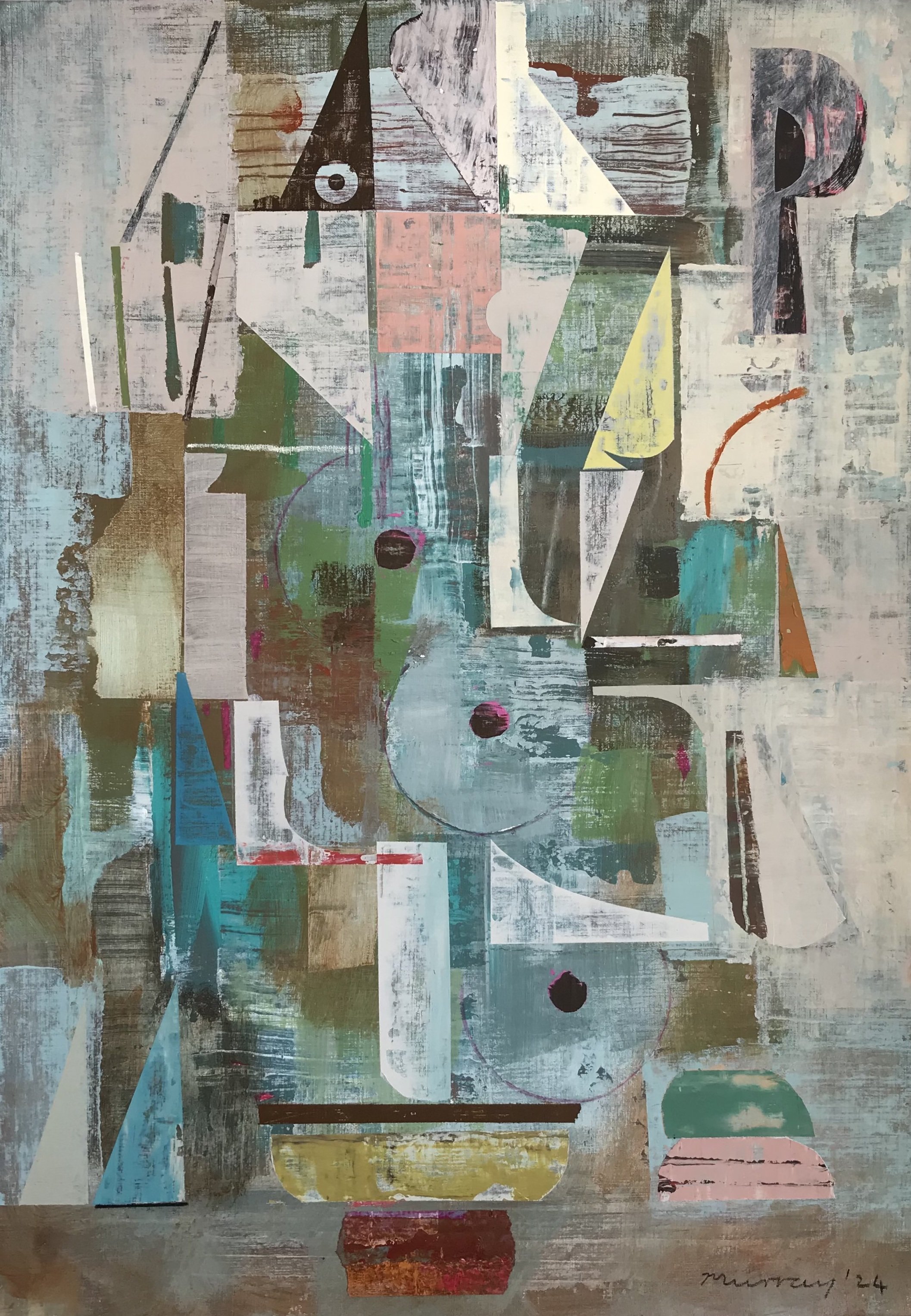 John Murray, Elevation 2, , Pastel on Paper