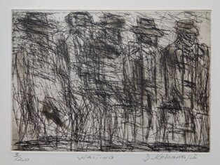 David Koloane - Waiting - 3of20 -  - - 2015