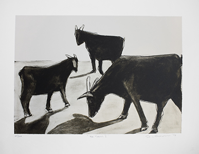 Sam-Nhlengethwa.No.Grass.I.Three.colour.chine.colle