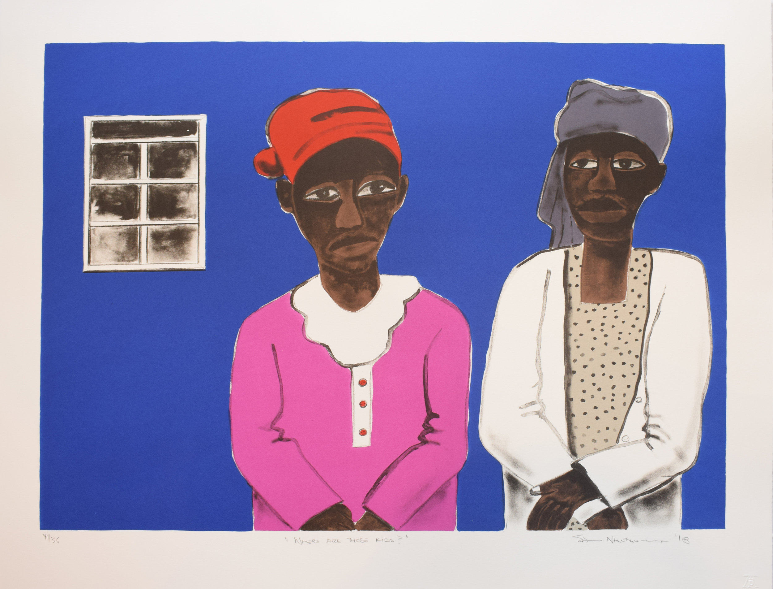 Sam Nhlengethwa - Where are those Kids - 4of35