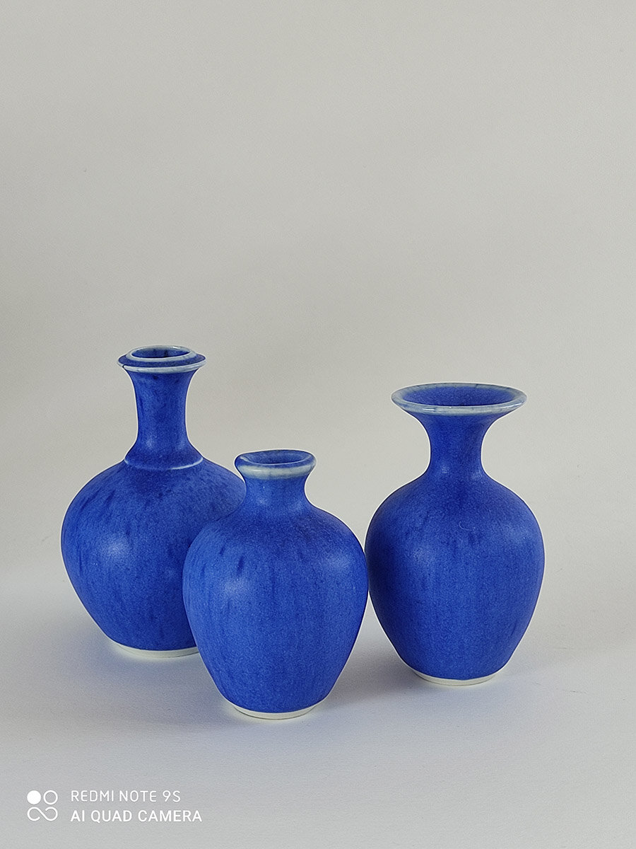 Sarah Walters Blue Vases 1