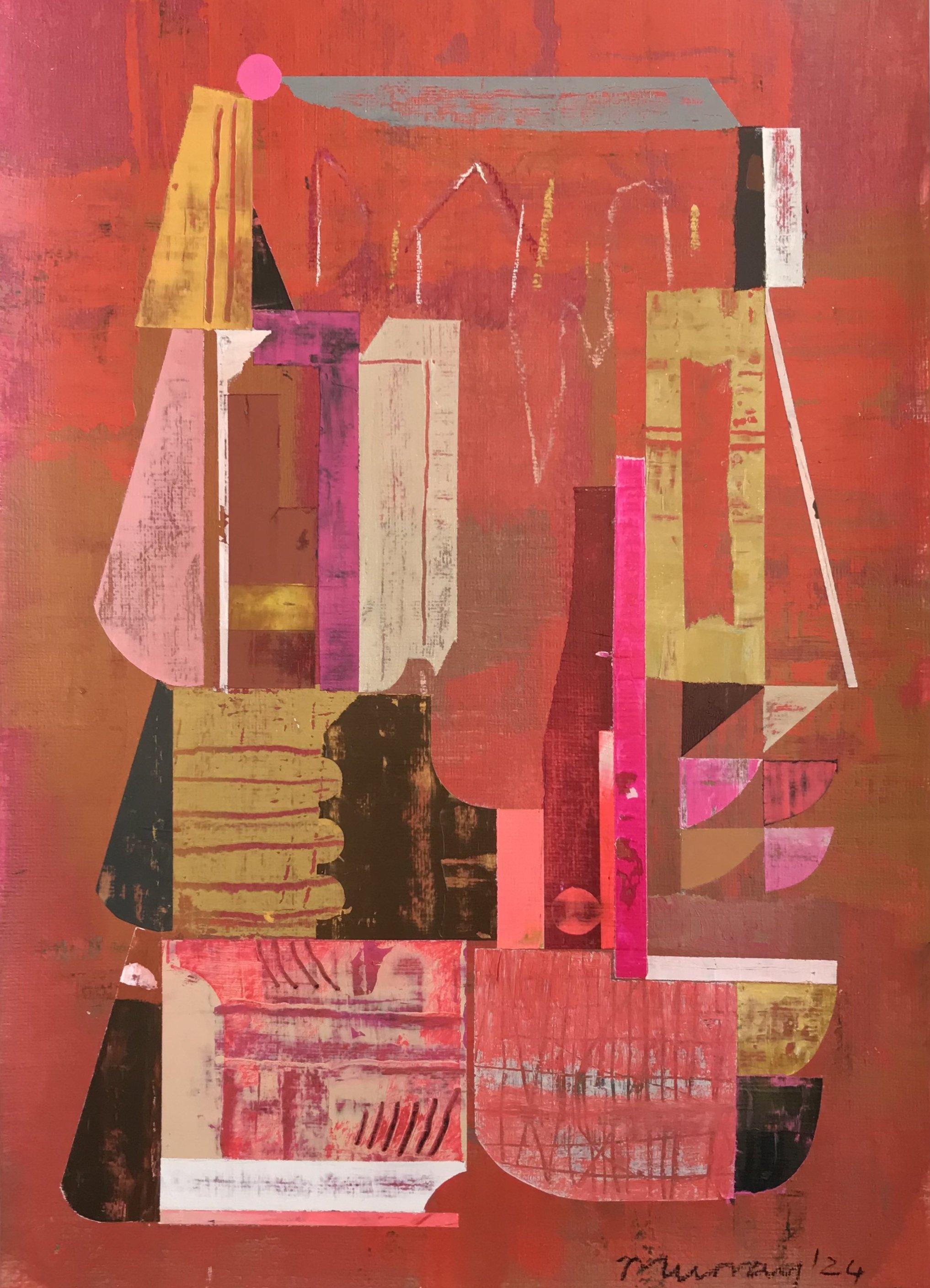 John Murray, Untitled, , Pastel on Paper