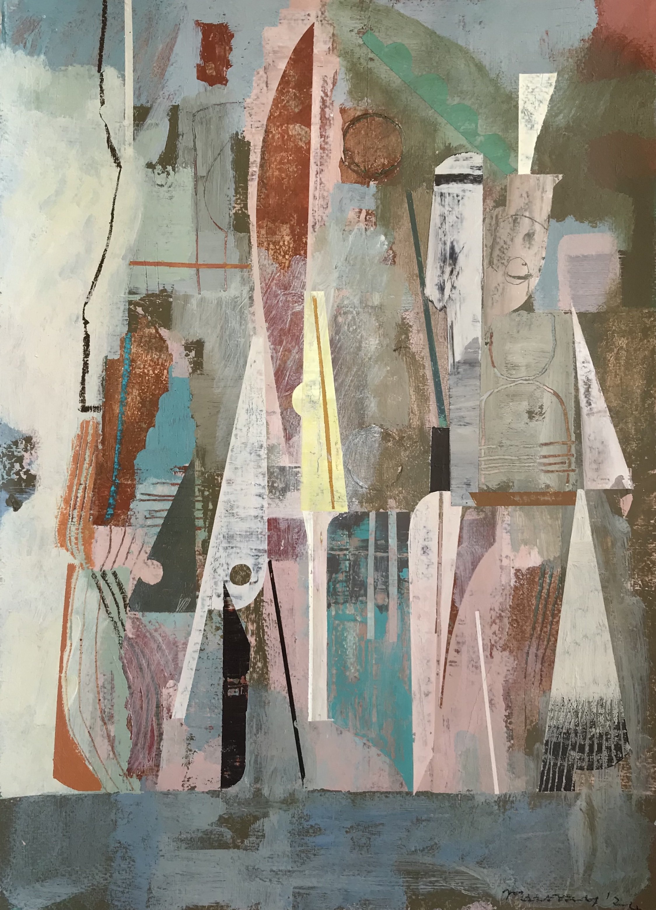 John Murray, Elevation 1,  , Pastel on paper